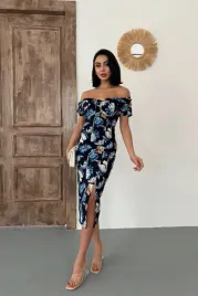 sukienka-elegancka-damska-midi-na-odkryte-ramiona-z-roslinnym-wzorem-l-5ga