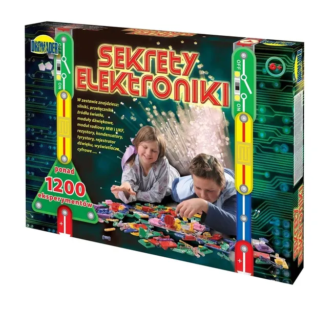 Sekrety elektroniki 1200 eksperymentów gigantyczny zestaw 85953 Dromader