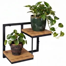 kwietnik-wiszacy-scienny-loft-metalowy-2-polki-na-sciane-dab-craft-doniczki