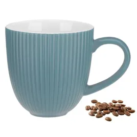 kubek-porcelanowy-360-ml-turkusowy-matowy-wypukly-ryflowany-paseczki-prazki