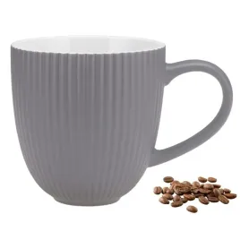 kubek-porcelanowy-360-ml-szary-matowy-wypukly-ryflowany-paseczki-prazki