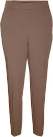 vero-moda-brazowe-proste-spodnie-casual-na-wysokim-stanie-40-34-6fa