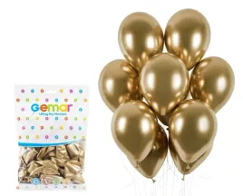 balony-chromowane-zlote-shiny-gemar-33-cm-50-szt