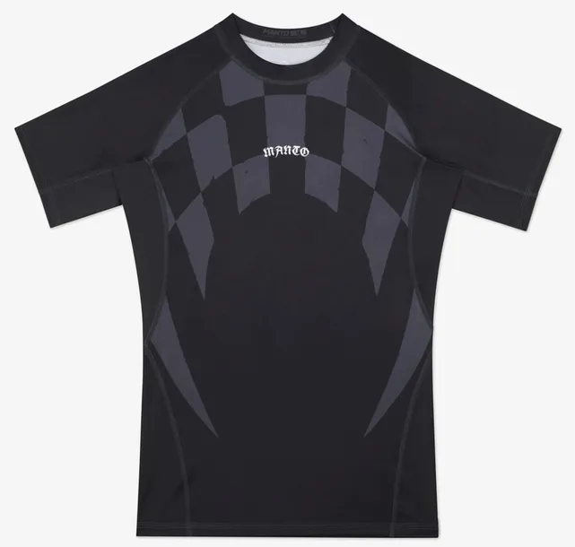 MANTO Rashguard krótki rękaw REDZA PEACE czarny rozm. L