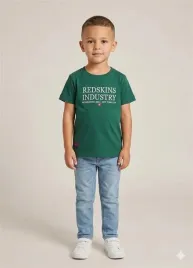redkins-dzieciecy-t-shirt-gladki-z-krotkim-rekawem-zielony-104-6fa