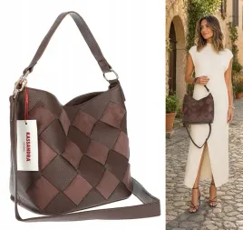 torebka-damska-shopper-worek-pleciona-zamszowa-na-ramie-ksd064-czekoladowa
