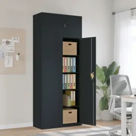 vidaxl-szafa-na-dokumenty-antracytowa-90x40x220-cm-stalowa