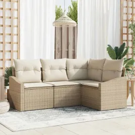 vidaxl-zestaw-sof-na-ogrod-z-poduszka-4-pcs-bezowy-i-bialy-polirattan