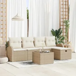 vidaxl-zestaw-sof-na-ogrod-z-poduszka-6-pcs-bezowy-polirattan