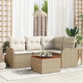 vidaxl-zestaw-sof-na-ogrod-5-pcs-bezowy-i-kremowy-polirattan