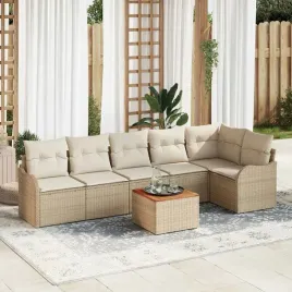 vidaxl-zestaw-sof-na-ogrod-7-pcs-bezowy-i-kremowy-polirattan