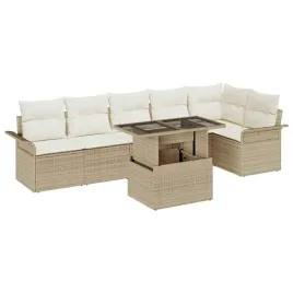vidaxl-zestaw-sof-na-ogrod-z-poduszka-7-pcs-bezowy-polirattan