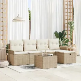 vidaxl-zestaw-sof-na-ogrod-z-poduszka-6-pcs-bezowy-polirattan