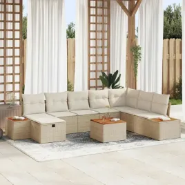 vidaxl-zestaw-sof-na-ogrod-z-poduszka-9-pcs-bezowy-polirattan