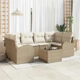 vidaxl-zestaw-sof-na-ogrod-7-pcs-bezowy-i-kremowy-polirattan