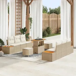 vidaxl-zestaw-sof-na-ogrod-z-poduszka-9-pcs-bezowy-polirattan