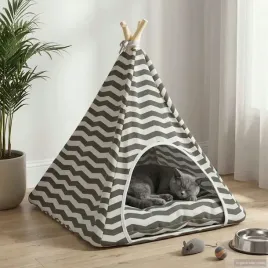 vidaxl-namiot-dla-zwierzat-z-poduszka-bialy-i-szary-60-x-60-x-70-cm