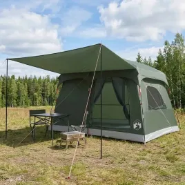 vidaxl-namiot-rodzinny-zielony-wojskowy-380-x-260-x-190-cm-poliester