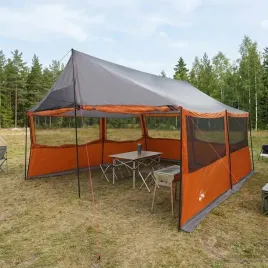 vidaxl-namiot-rodzinny-szary-i-pomaranczowy-450-x-400-x-265-cm