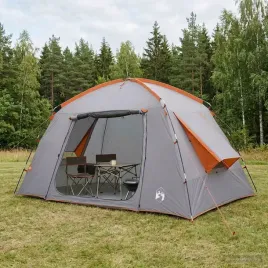 vidaxl-namiot-domek-szary-i-pomaranczowy-300-x-210-x-156-cm-poliester