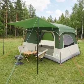 vidaxl-namiot-rodzinny-z-dachem-zielony-320-x-210-x-180-cm-poliester