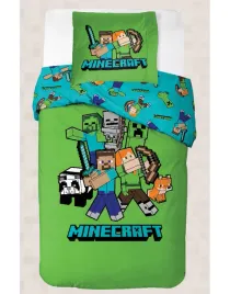 posciel-bawelna-140x2001p70x90-minecraft-zielony