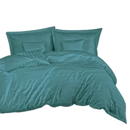 posciel-satyna-bambusowo-bawelniana-p-stripe-sea-turquoise-140x200