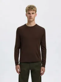 selected-homme-brazowy-sweter-meski-z-welny-merynosow-xl-6fa