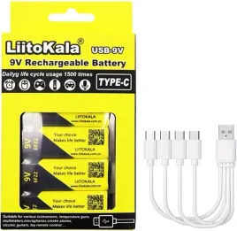 akumulator-liitokala-9v-1100mah-usb-c-6f22-li-ion-ladowany-usb-usb-c-4szt