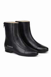 raf-simons-czarne-botki-ze-skory-naturalnej-z-niskim-obcas-39-i2a