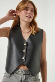 czarna-elegancka-kamizelka-damska-ze-skorzana-faktura-36-5ga