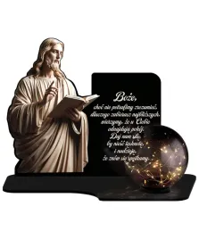 personalizowany-znicz-solarny-xl-premium-jezus-na-cmentarz-z-dedykacja