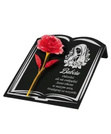 znicz-premium-ksiega-czerwona-wieczna-roza-21-cm-statuetka-na-cmentarz