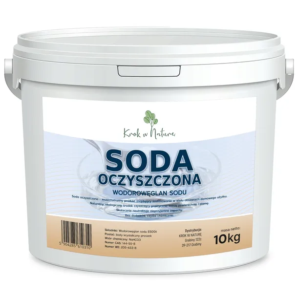 SODA OCZYSZCZONA Wodorowęglan Sodu CZYSTY SKŁAD 10 kg