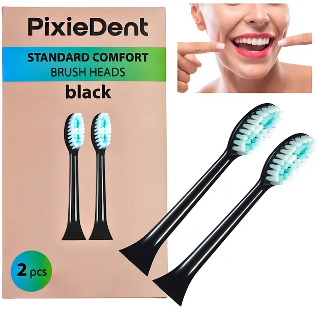 Zestaw Końcówek Standard Comfort 2 szt. do szczoteczki PixieDent Diamond