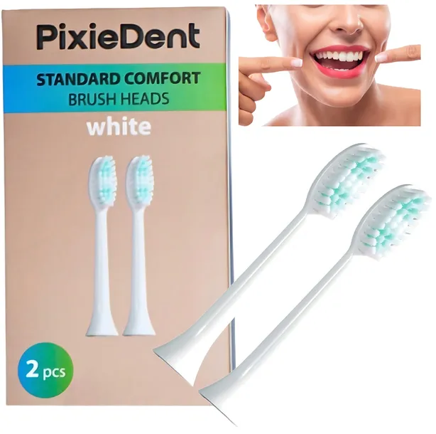 Zestaw Końcówek Standard Comfort 2 szt. do szczoteczki PixieDent Diamond