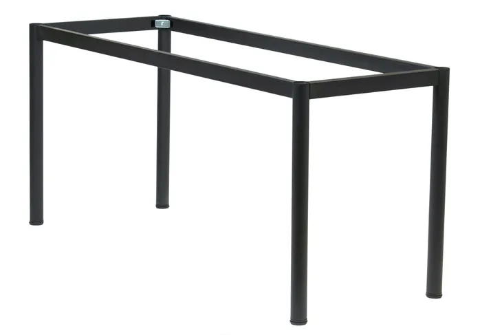 STELAŻ METALOWY LOFTOWY CZARNY PODSTAWA STOŁU STOLIKA 160x60cm LOFT PEŁNA
