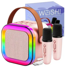 2-x-zestaw-karaoke-dla-dzieci-glosnik-bluetooth-i-mikrofony-z-motywem-stich