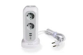 2x-verbatim-wielowtykowa-wieza-zasilania-ue-eupt-01-11xac-2xusb-2xusb-c