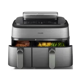 2x-frytkownica-beztluszczowa-airfryer-philips-9l-2750w-na555-00-dwa-kosze