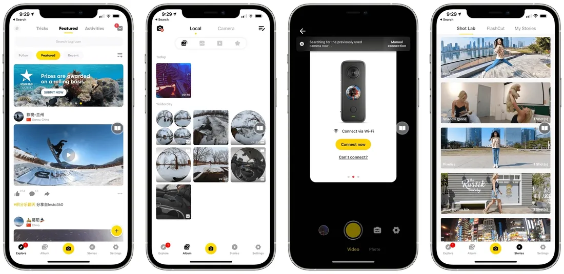 2x-gimbal-insta360-flow-2-pro-szary-stan-nowy