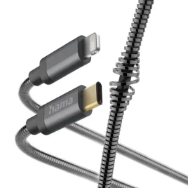 2x-kabel-hama-metal-usb-c-lightning-15m-antracytowy