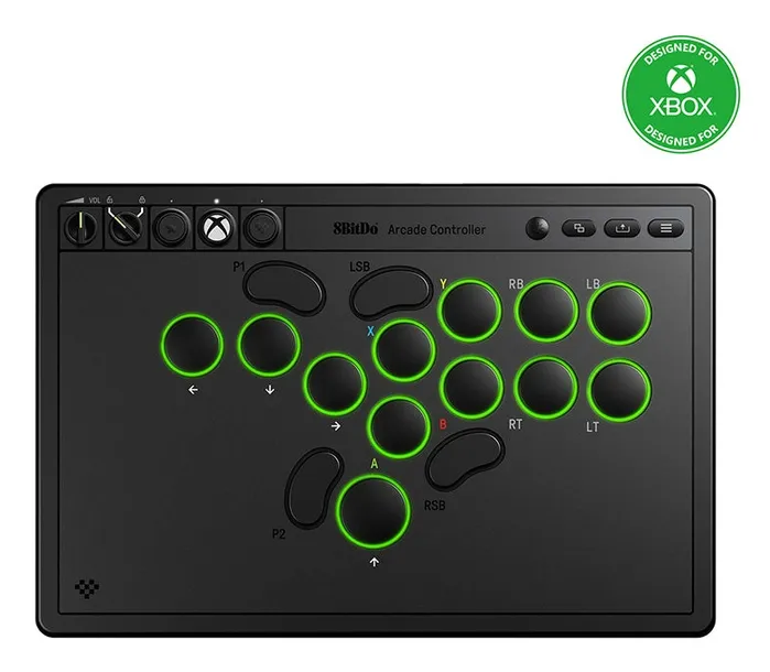 2x-pad-8bitdo-arcade-controller-xbox-pc-black-wibracje-nie