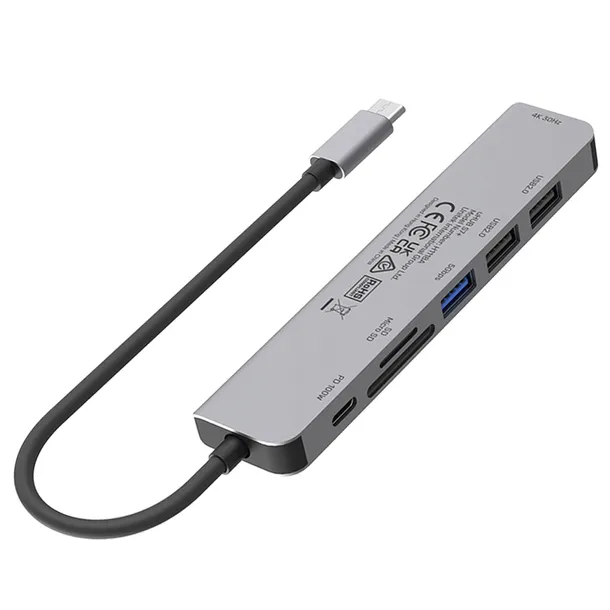 2x-hub-usb-unitek-usb-c-7w1-certyfikat-ce