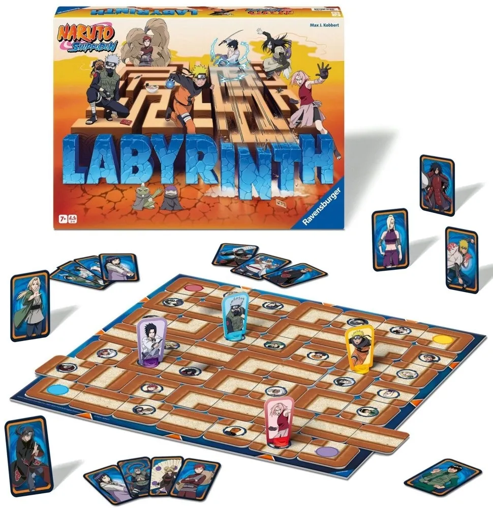 2x-gra-planszowa-ravensburger-labirynt-naruto