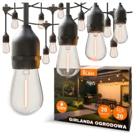 girlanda-ogrodowa-swietlna-20m-20x-zarowka-led-e27-przewod-wodoszczelna