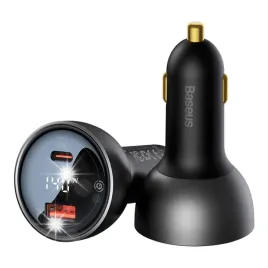 ladowarka-samochodowa-baseus-digital-display-usb-a-usb-c-pd-140w-czarna