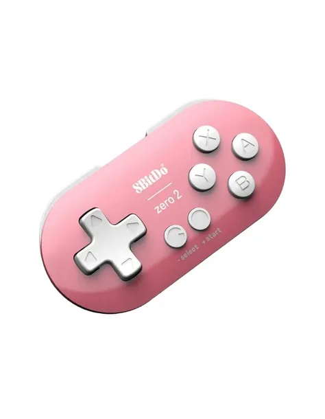 2x-pad-8bitdo-zero-2-bluetooth-gamepad-mini-controller-pink-certyfikat-ce