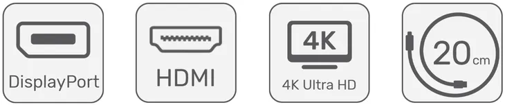 2x-unitek-adapter-mini-displayport-hdmi-4k-dlugosc-0-2-m