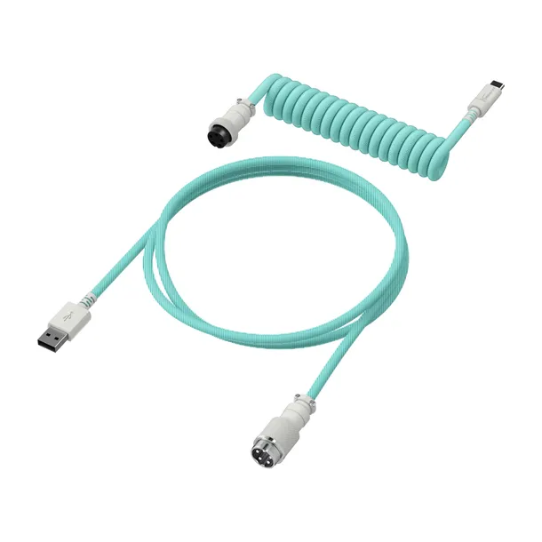 2x-kabel-hyperx-coiled-cable-light-green-waga-z-opakowaniem-0-22-kg